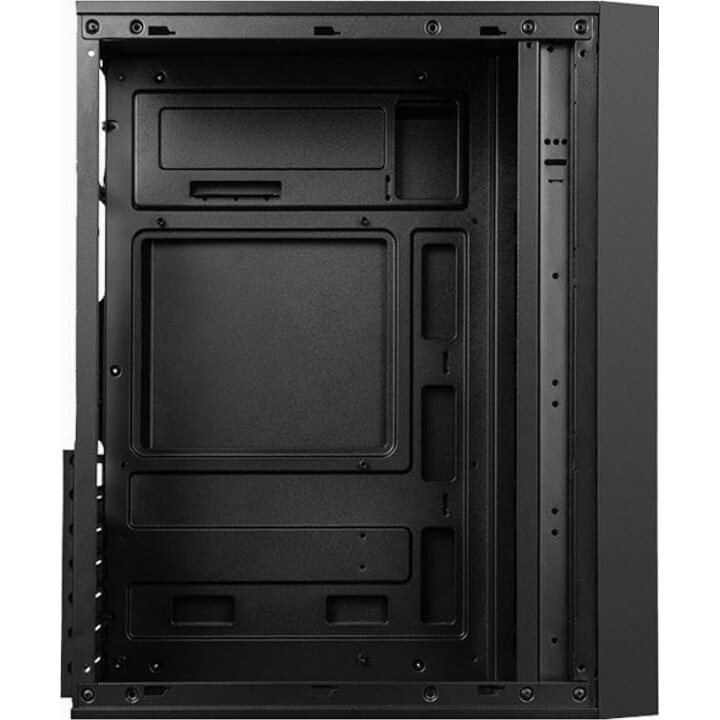 Case per PC LOGIC J23 Midi Tower ATX, compatibile con ATX, GPU fino a 32 cm, 2 alloggiamenti da 3,5", 3 alloggiamenti da 2,5", 2