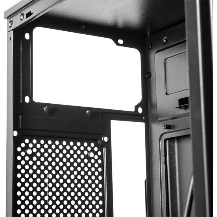 Case per PC LOGIC J23 Midi Tower ATX, compatibile con ATX, GPU fino a 32 cm, 2 alloggiamenti da 3,5", 3 alloggiamenti da 2,5", 2