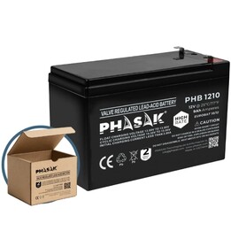 Phasak PHB 1210 battery compatible with PHASAK UPS/UPS according to specifications