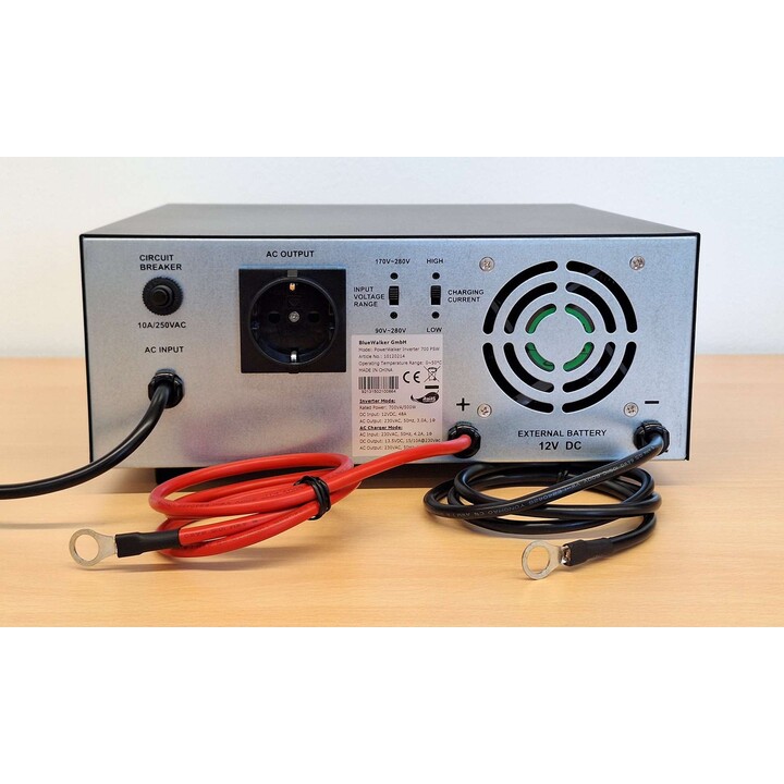 Caricabatterie con inverter da 1200 VA e 20 A, inverter da 1200 Ps