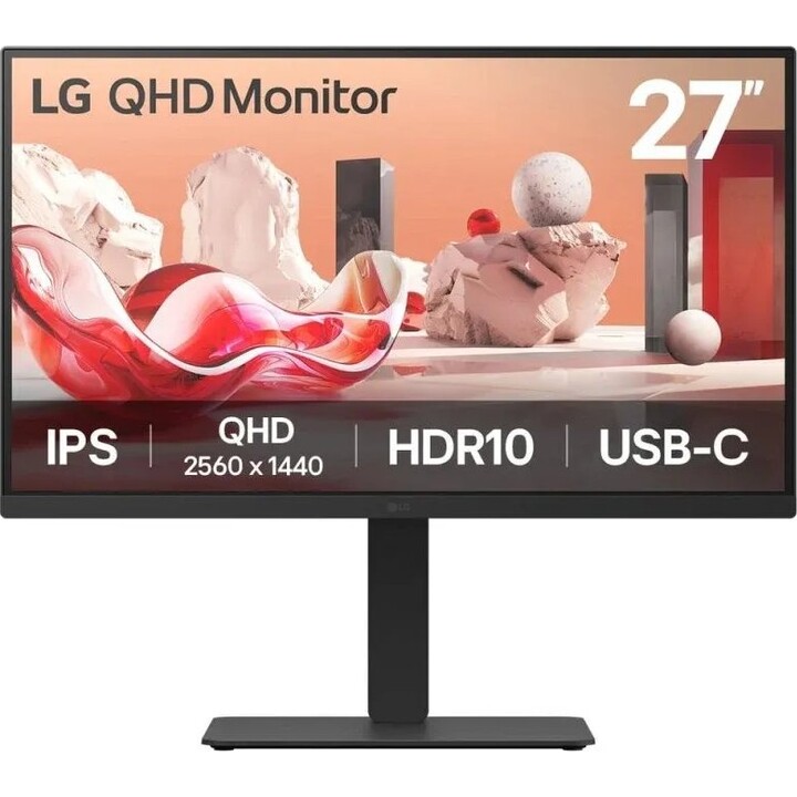 LG 27BA75QB-B 27" IPS QHD 100 Hz HDR Lautsprecher Höhenverstellbar USB-C