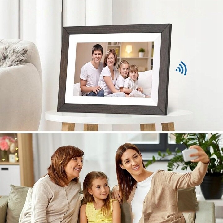 Digitaler Bilderrahmen Kruger&Matz FRAMEO WiFi 10,1" mit eingebautem Akku