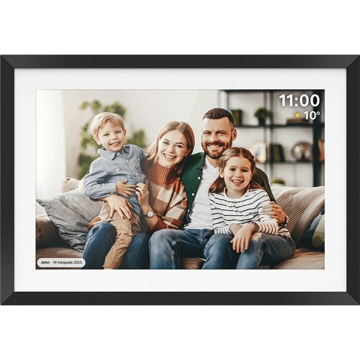 Kruger&Matz FRAMEO 10,1-Zoll-Digitalbilderrahmen mit WLAN und Hintergrundbeleuchtung