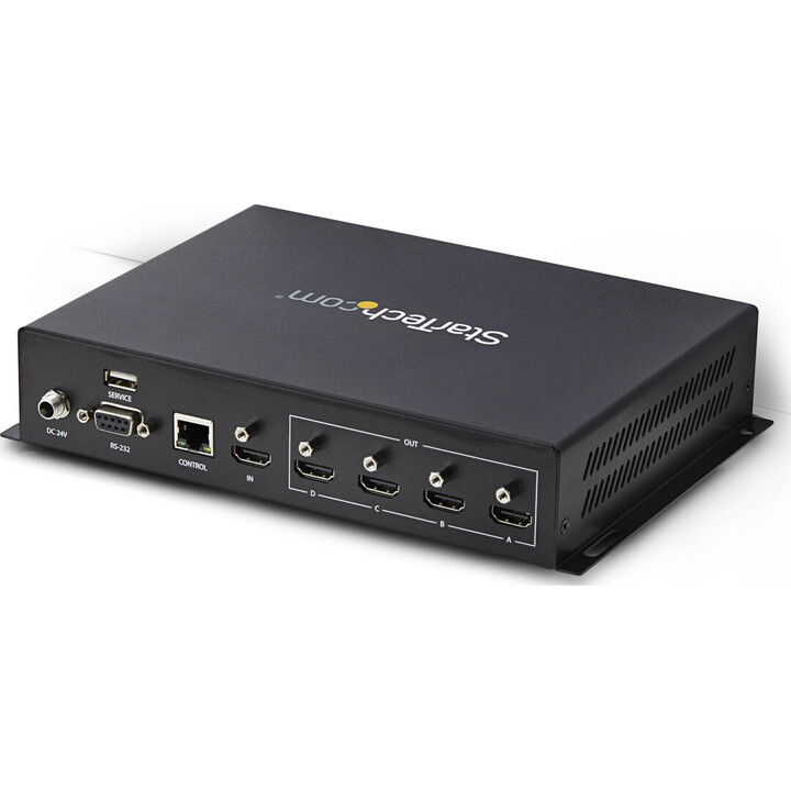 STARTECH.com ST124HDVW 2x2 video wall controller 4K 60Hz black