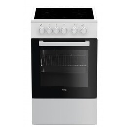 Beko FSS57000GW four et cuisinière Céramique Noir, Blanc A