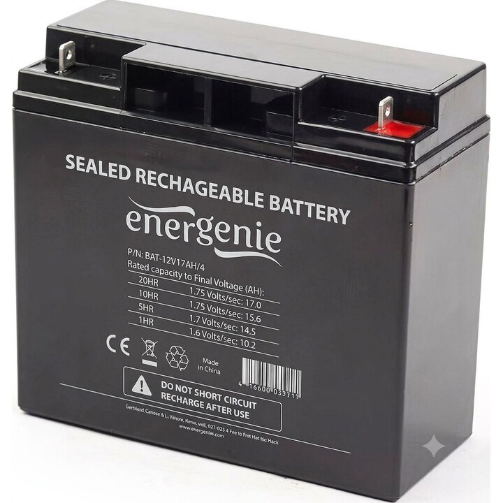 Batterie rechargeable GEMBIRD 12 V/17 Ah