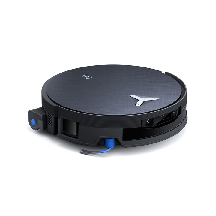 Robot aspirapolvere Ecovacs DEEBOT X12 OmniCyclone da 0,25 l, nero.
