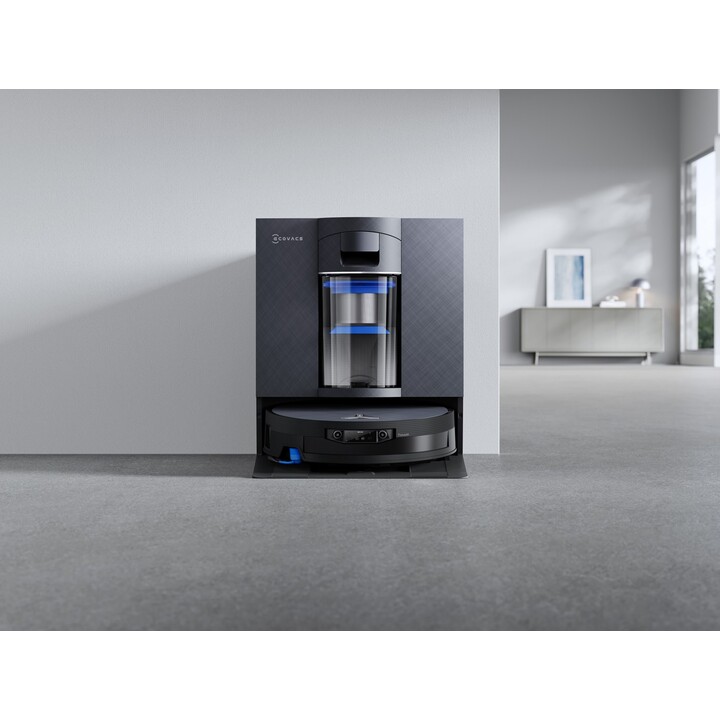 Robot aspirapolvere Ecovacs DEEBOT X12 OmniCyclone da 0,25 l, nero.