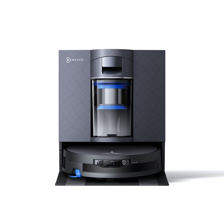 Robot aspirapolvere Ecovacs DEEBOT X12 OmniCyclone da 0,25 l, nero.