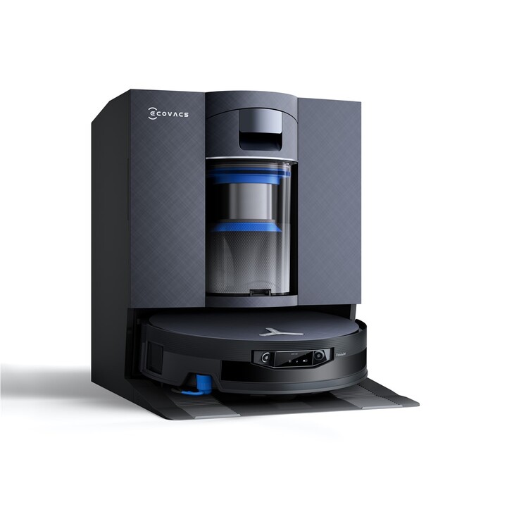 Robot aspirapolvere Ecovacs DEEBOT X12 OmniCyclone da 0,25 l, nero.