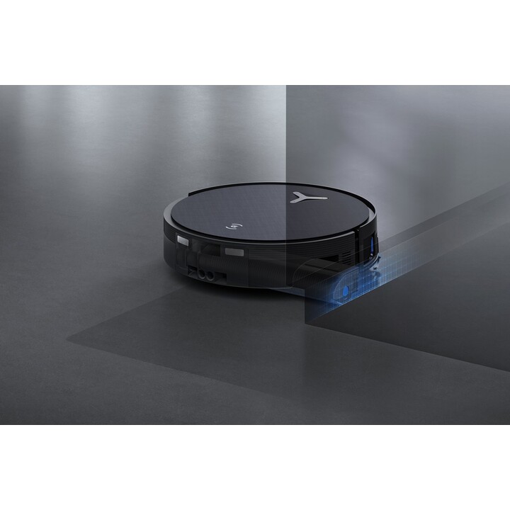 Robot aspirapolvere Ecovacs DEEBOT X12 OmniCyclone da 0,25 l, nero.