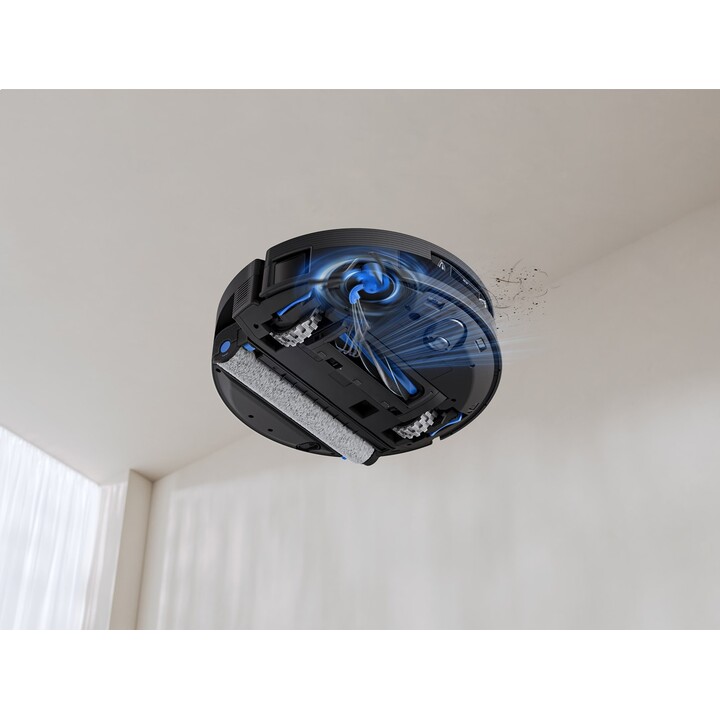 Robot aspirapolvere Ecovacs DEEBOT X12 OmniCyclone da 0,25 l, nero.