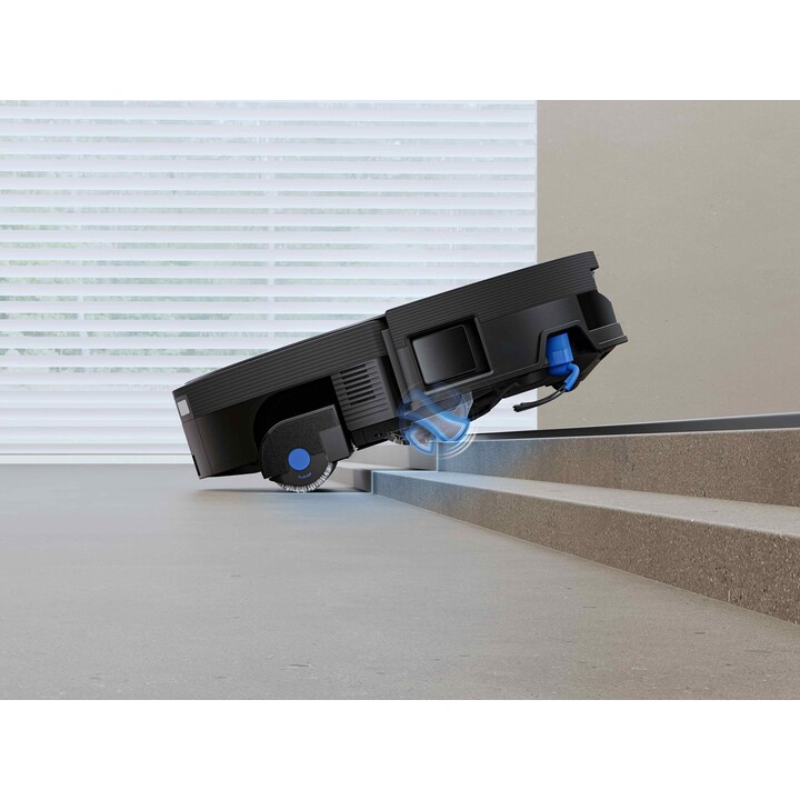 Robot aspirapolvere Ecovacs DEEBOT X12 OmniCyclone da 0,25 l, nero.