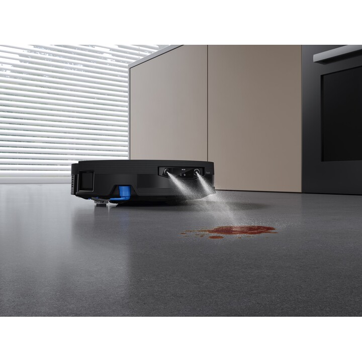 Robot aspirapolvere Ecovacs DEEBOT X12 OmniCyclone da 0,25 l, nero.