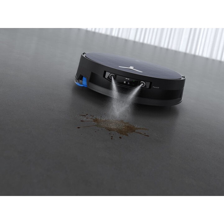 Robot aspirapolvere Ecovacs DEEBOT X12 OmniCyclone da 0,25 l, nero.