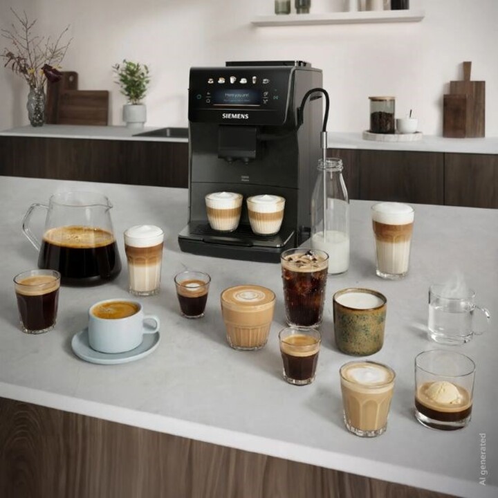 Cafeteira Siemens EQ600 iAroma TP603E08 com pressão de 15 bar