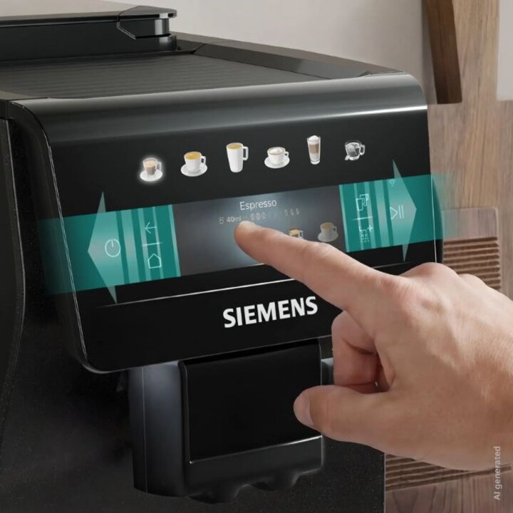 Cafetera de presión Siemens EQ600 iAroma TP603E08 de 15 bar