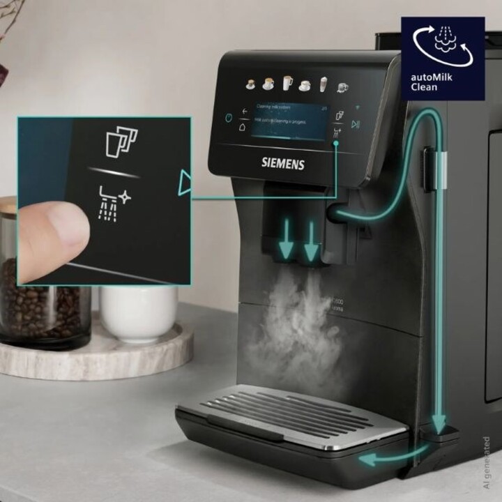 Cafeteira Siemens EQ600 iAroma TP603E08 com pressão de 15 bar