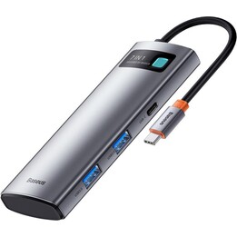 Baseus – Metal Gleam USB Typ C 5000 Mbit/s Grau