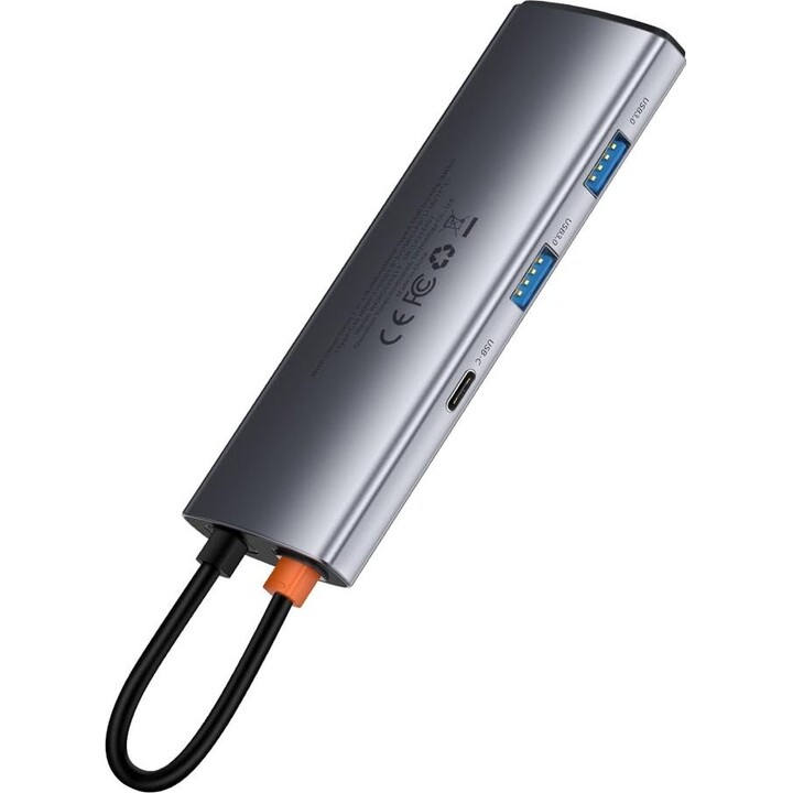 Baseus – Metal Gleam USB Typ C 5000 Mbit/s Grau