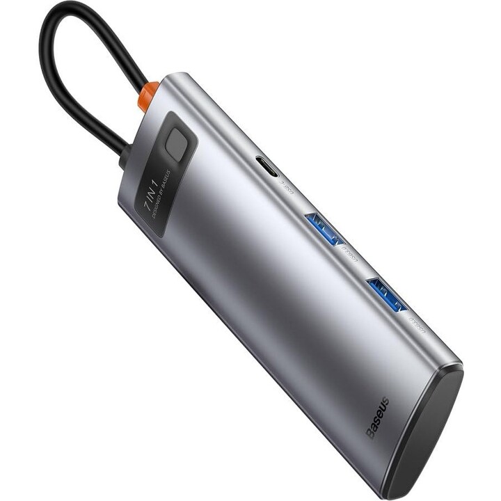 Baseus – Metal Gleam USB Typ C 5000 Mbit/s Grau