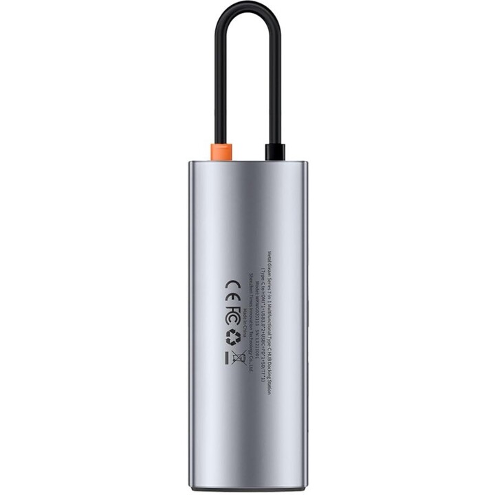 Baseus – Metal Gleam USB Typ C 5000 Mbit/s Grau