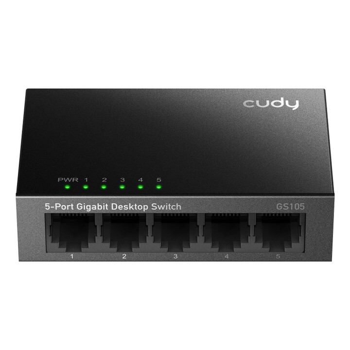 Switch Cudy GS105 não gerenciável Gigabit Ethernet (10/100/1000) preto