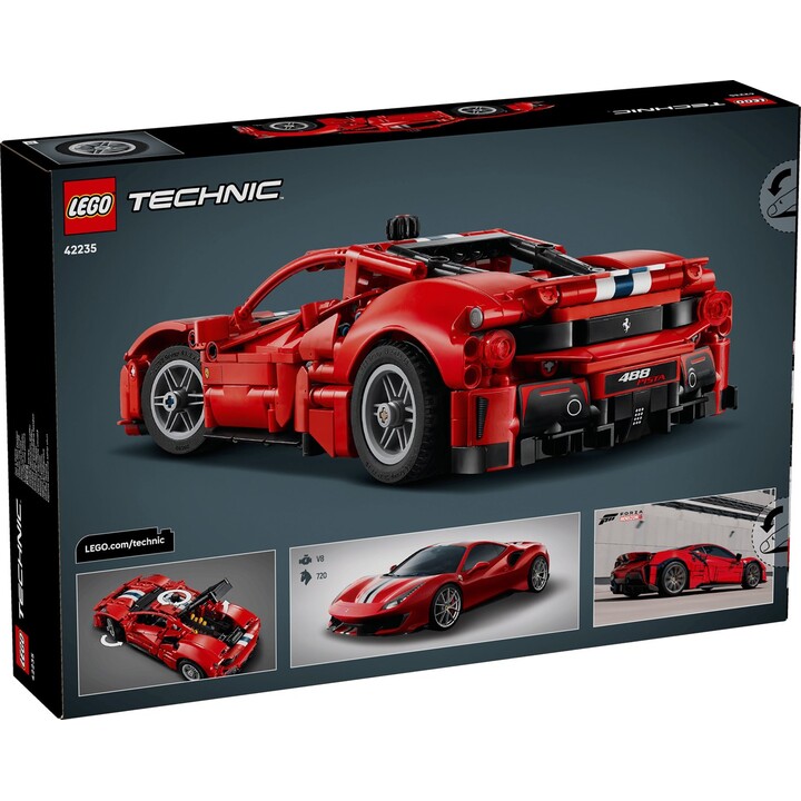 LEGO TECHNIC 42235 Pista Ferrari 488