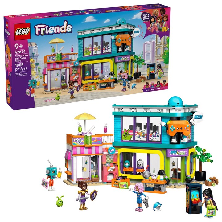 LEGO FRIENDS 42674 Comic Book and Video Game Shop