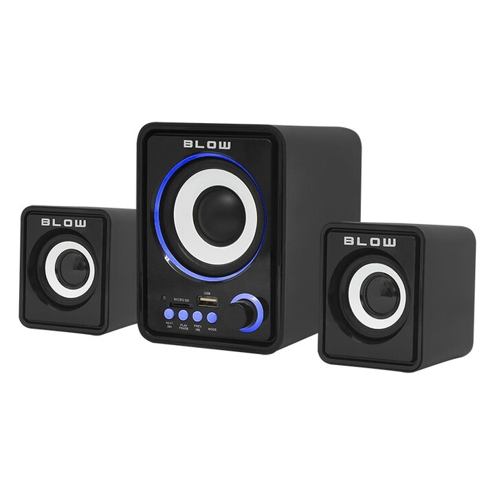 BLOW 66-377# 3-Way 3-Inch Wireless Speaker, Black