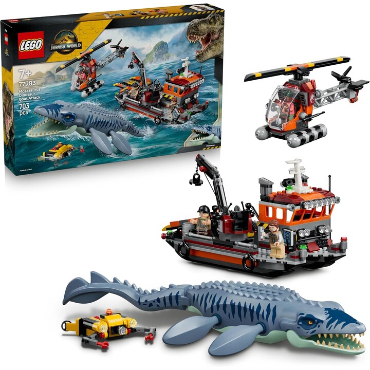 LEGO Jurassic World 77983 - Mosasaurus Boat Attack