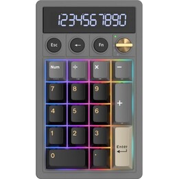 Tastiera Royal Kludge RKM20 RGB con switch sostituibili a caldo, color crema "Phantom"