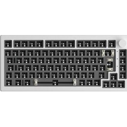Unvollständiger Tastatur-Bausatz Akko 5075B VIA DIY, weiß