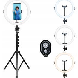 Treppiede per anello luminoso a LED AGFAPHOTO + telecomando per smartphone