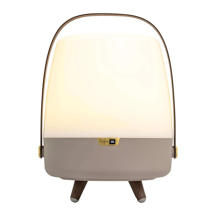 Altoparlante monofonico portatile Kooduu Lite-up Play 2.0, beige, bianco, Madeira, 10 W