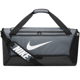 Bolsa de entrenamiento Nike Brasilia 9.5, talla M, color gris DH7710 068