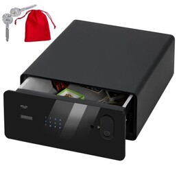 Cassaforte con cassetto Adler, pannello touch e lettore di impronte digitali.
