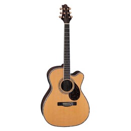 Guitarra electroacústica Samick OM-8CE N