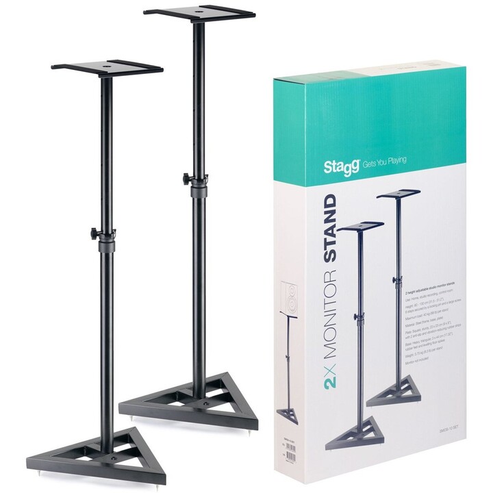 Set di treppiedi Stagg SMOS-10 - un set di treppiedi in acciaio