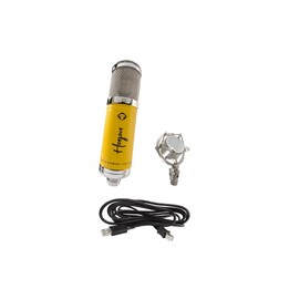 Monkey Banana Hapa Amarillo Micrófono de superficie para mesa