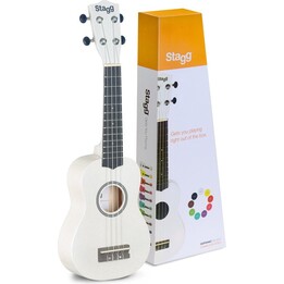 Stagg US-WHITE – ukulele soprano