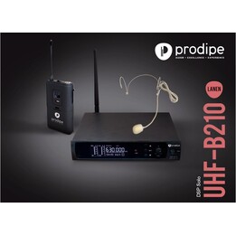 Auriculares inalámbricos Prodipe HEADSET B210SOLO DSP UHF F5