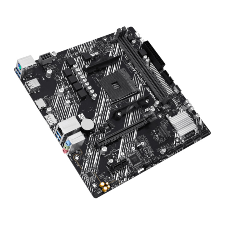 Asus Prime A520m-k Argb Amd A520 Am4 Micro Atx Socket