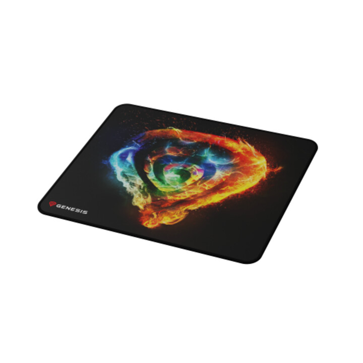 Tappetino per mouse da gioco Genesis Carbon 500M Fire G2, multicolore