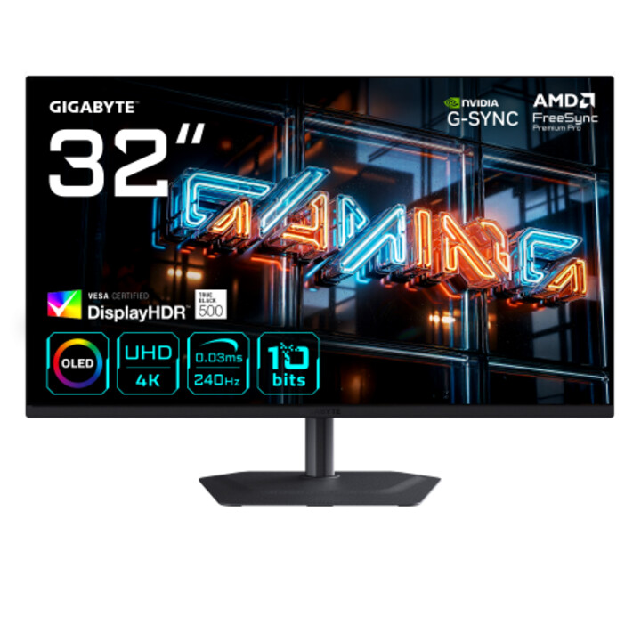 Monitor da gioco Gigabyte Mo32u24 OLED 32” 4k UHD - 3840