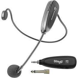 Sistema de fone de ouvido sem fio Stagg SUW 12H-BK