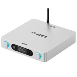 FiiO BR15 DAC R2R haute résolution symétrique XLR/RCA argenté - Récepteur Bluetooth 
