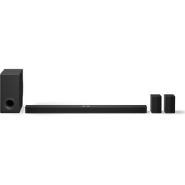 Barra de sonido LG S90TR 7.1 de 670 W con Dolby Atmos, color negro