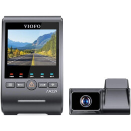 VIOFO A329T 2CH Câmara Frontal 4K com sensor Sony STARVIS 2 IMX678 + Câmara 2K com Teleobjetiva com IMX675 WiFi GPS Dash Cam - C