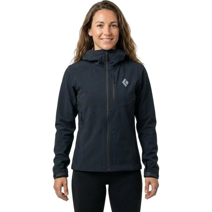 Black Diamond Dawn Patrol Softshell-Jacke, schwarz, Größe: L